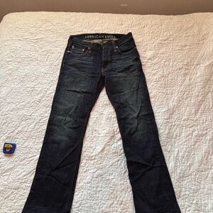 American Eagle Outfitters Men's Deep Indigo Jeans